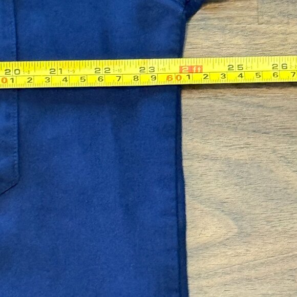 Figs V-Neck Scrub Top Mens Large Navy Medical Uniform Work Shirt - Picture 2 of 5